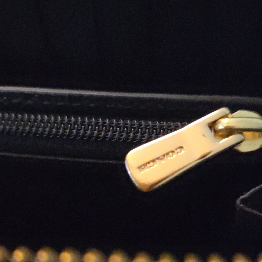 Coach Midnight Blue Zip Wallet - Picture 9 of 10